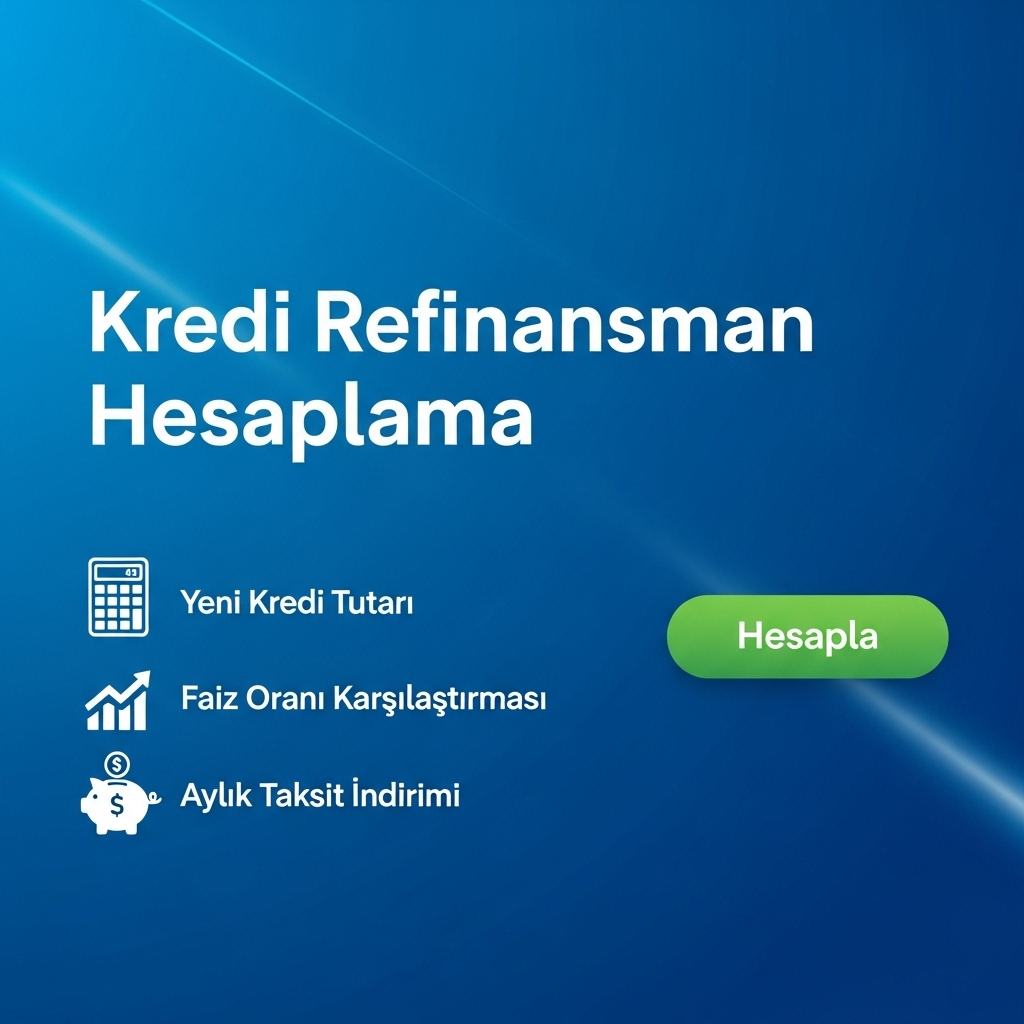 Kredi Refinansman (Borç Transferi) Hesaplama: Borçlarınızı Tek Çatı Altında Birleştirin, Bütçenizi Rahatlatın!